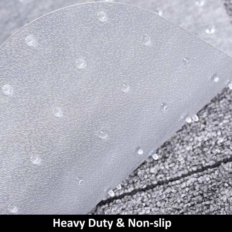 AiBOB Chair Mat for Low Pile Carpet Floors, Flat Without Curling, 36 X 48 in, Office Carpeted Floor Mats for Computer Chairs Desk - Image 5